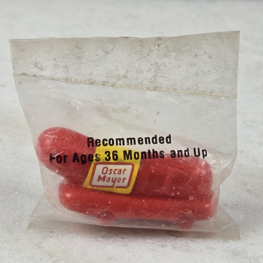 Vtg Oscar Mayer Wienermobile Whistle 1988 Promo Toy Hotdogger NIP Sealed